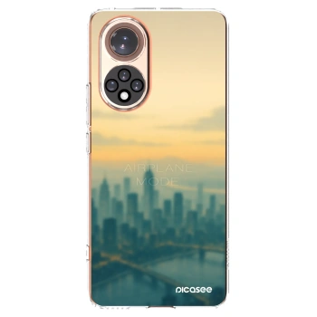 Picasee silikonový průhledný obal pro Honor 50 5G - Airplane mode