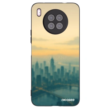 Picasee silikonový černý obal pro Huawei Nova 8i - Airplane mode