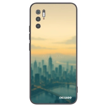 Picasee silikonový černý obal pro Xiaomi Poco M3 Pro 5G - Airplane mode