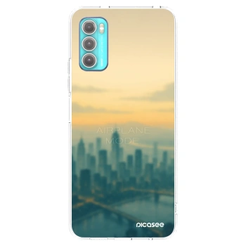 Picasee silikonový průhledný obal pro Motorola Moto G60 - Airplane mode