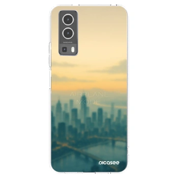 Picasee silikonový průhledný obal pro Vivo Y72 5G - Airplane mode