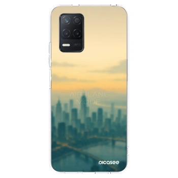Picasee silikonový průhledný obal pro Realme 8 5G - Airplane mode