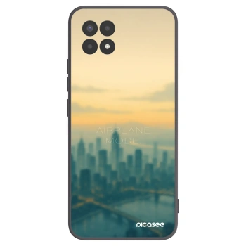 Picasee silikonový černý obal pro Realme 8i - Airplane mode