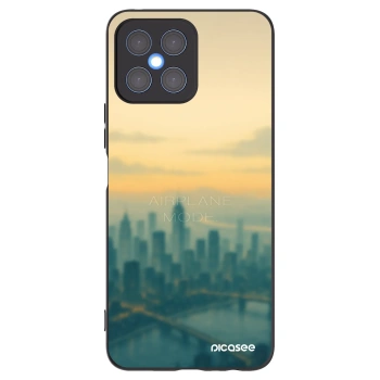 Picasee silikonový černý obal pro Honor X8 4G - Airplane mode