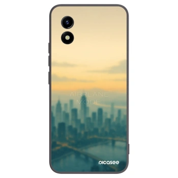 Picasee silikonový černý obal pro Vivo Y01 - Airplane mode