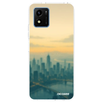 Picasee silikonový průhledný obal pro Vivo Y01 - Airplane mode
