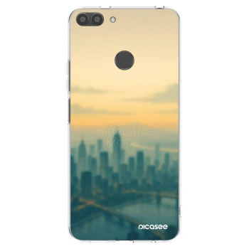 Picasee silikonový průhledný obal pro Huawei P Smart - Airplane mode