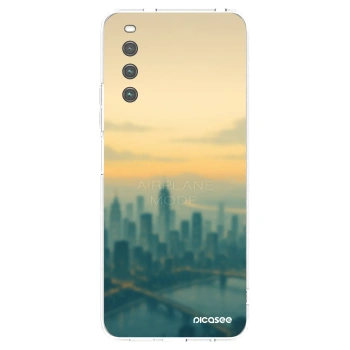 Picasee silikonový průhledný obal pro Sony Xperia 10 IV 5G - Airplane mode
