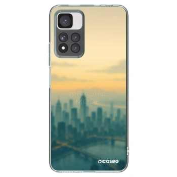 Picasee silikonový průhledný obal pro Xiaomi Redmi Note 11 Pro+ 5G - Airplane mode