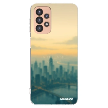 Picasee silikonový průhledný obal pro Samsung Galaxy A23 A236B 5G - Airplane mode