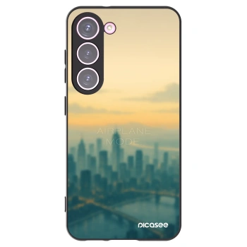 Picasee silikonový černý obal pro Samsung Galaxy S23 5G - Airplane mode