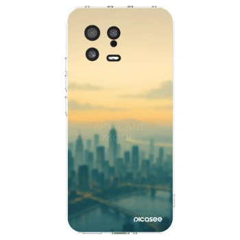 Picasee silikonový průhledný obal pro Xiaomi 13 - Airplane mode