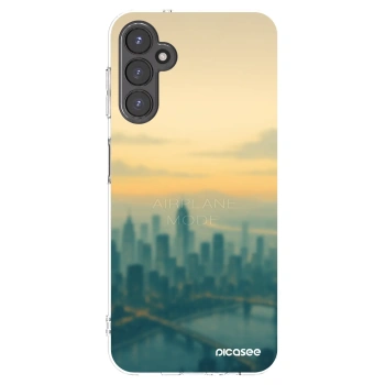 Picasee silikonový průhledný obal pro Samsung Galaxy A14 4G A145R - Airplane mode