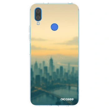 Picasee silikonový průhledný obal pro Huawei Nova 3 - Airplane mode