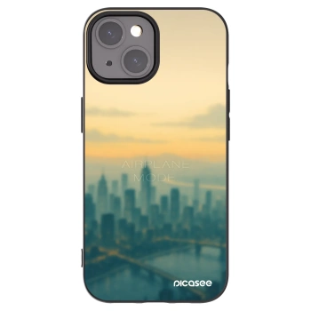 Picasee silikonový černý obal pro Apple iPhone 15 - Airplane mode