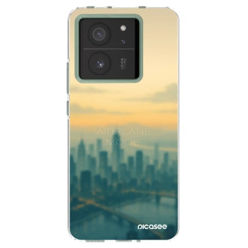 Picasee silikonový průhledný obal pro Xiaomi 13T - Airplane mode