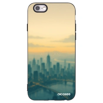 Picasee silikonový černý obal pro Apple iPhone 6/6S - Airplane mode
