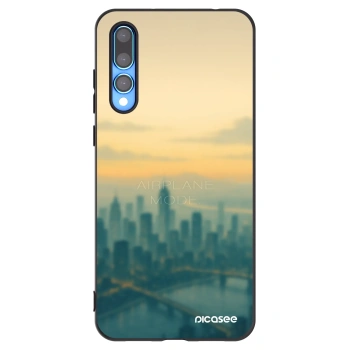Picasee silikonový černý obal pro Huawei P20 Pro - Airplane mode