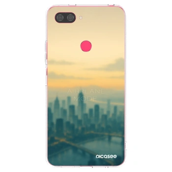 Picasee silikonový průhledný obal pro Xiaomi Mi 8 Lite - Airplane mode