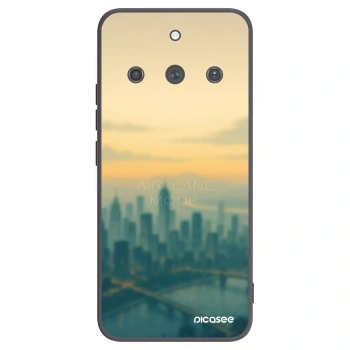 Picasee silikonový černý obal pro Realme 11 Pro+ - Airplane mode