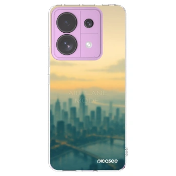 Picasee silikonový průhledný obal pro Xiaomi Redmi Note 13 Pro 5G - Airplane mode