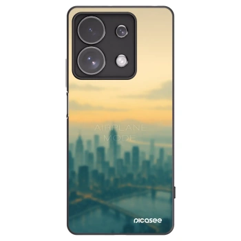 Picasee silikonový černý obal pro Xiaomi Redmi Note 13 Pro 4G - Airplane mode
