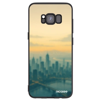 Picasee silikonový černý obal pro Samsung Galaxy S8 G950F - Airplane mode