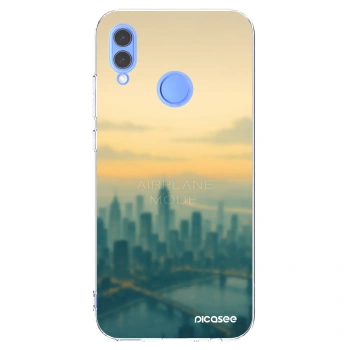 Picasee silikonový průhledný obal pro Huawei P Smart 2019 - Airplane mode