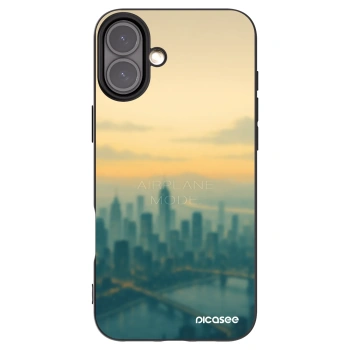 Picasee silikonový černý obal pro Apple iPhone 16 Plus - Airplane mode