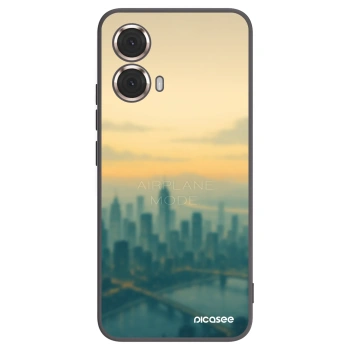 Picasee silikonový černý obal pro Motorola Moto G85 - Airplane mode