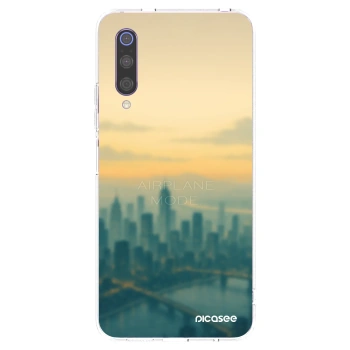 Picasee silikonový průhledný obal pro Xiaomi Mi 9 - Airplane mode