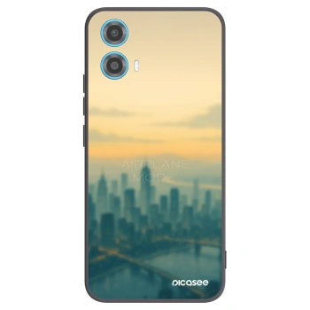 Picasee silikonový černý obal pro Motorola Moto G34 5G - Airplane mode