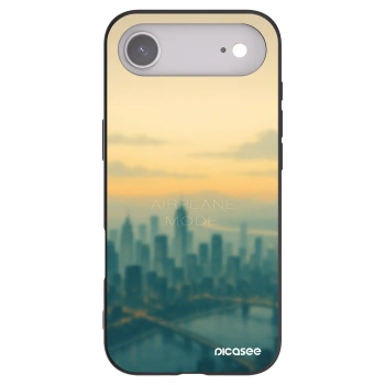 Picasee silikonový černý obal pro Apple iPhone Air - Airplane mode