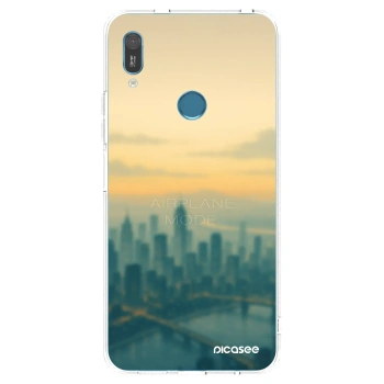 Picasee silikonový průhledný obal pro Huawei Y6 2019 - Airplane mode