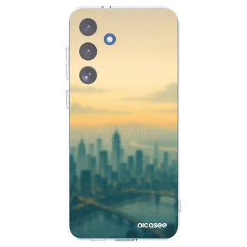 Picasee silikonový průhledný obal pro Samsung Galaxy S25 FE 5G - Airplane mode