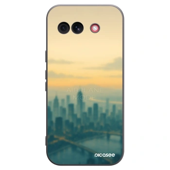 Picasee silikonový černý obal pro Google Pixel 10a - Airplane mode