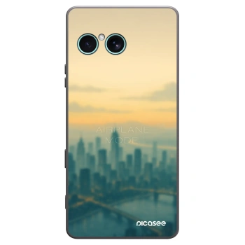 Picasee silikonový černý obal pro Sony Xperia 10 VII - Airplane mode