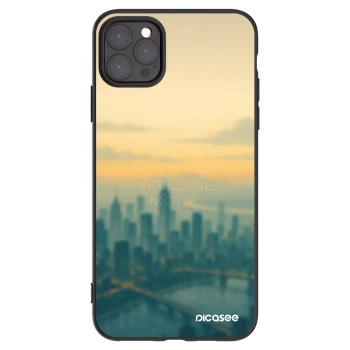 Picasee silikonový černý obal pro Apple iPhone 11 Pro Max - Airplane mode
