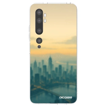 Picasee silikonový průhledný obal pro Xiaomi Mi Note 10 (Pro) - Airplane mode