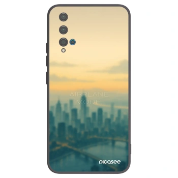 Picasee silikonový černý obal pro Huawei Nova 5T - Airplane mode