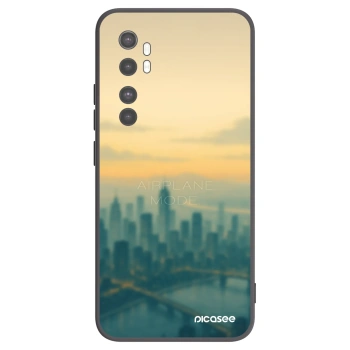 Picasee silikonový černý obal pro Xiaomi Mi Note 10 Lite - Airplane mode