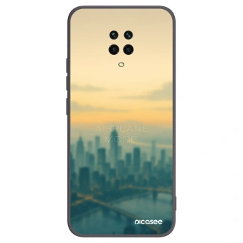 Picasee silikonový černý obal pro Xiaomi Redmi Note 9S - Airplane mode