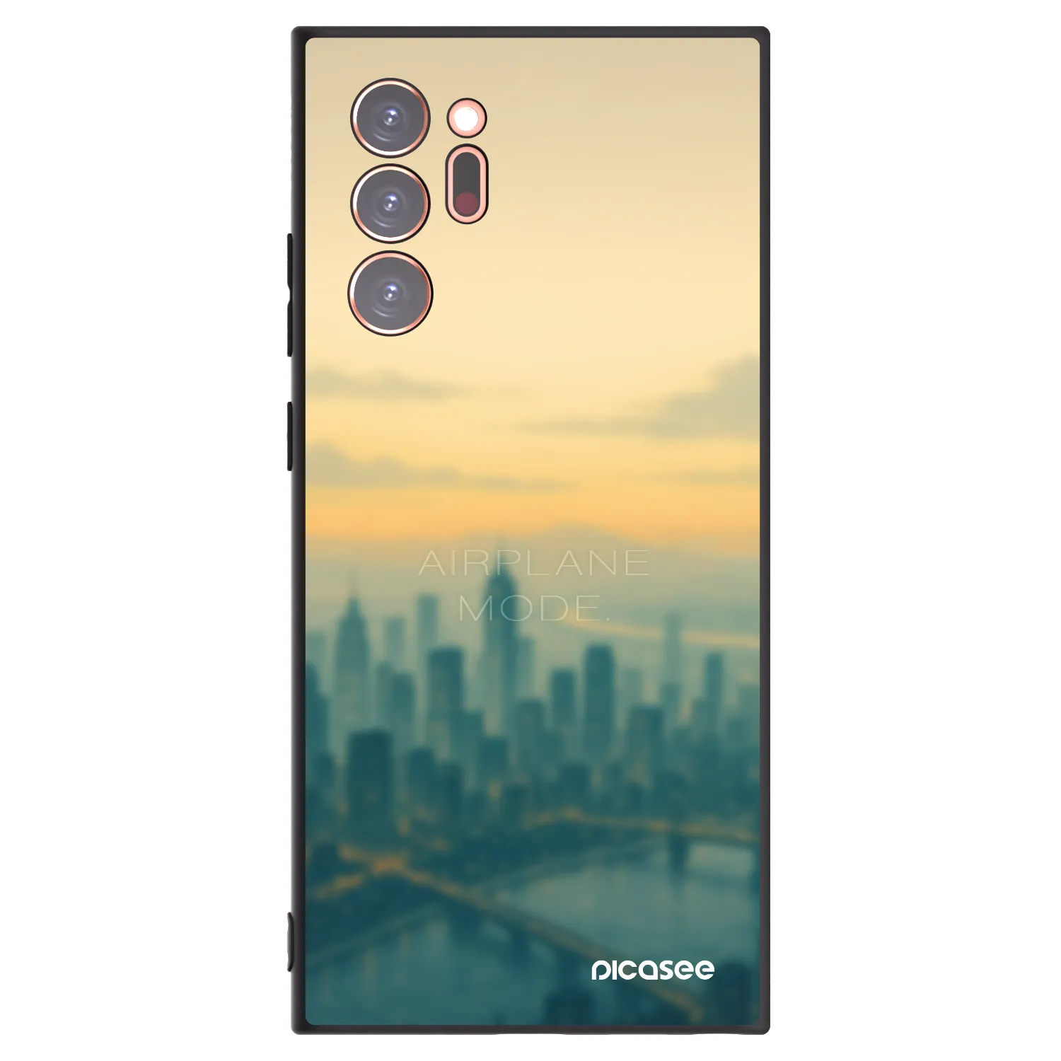 Picasee silikonový černý obal pro Samsung Galaxy Note 20 Ultra - Airplane mode