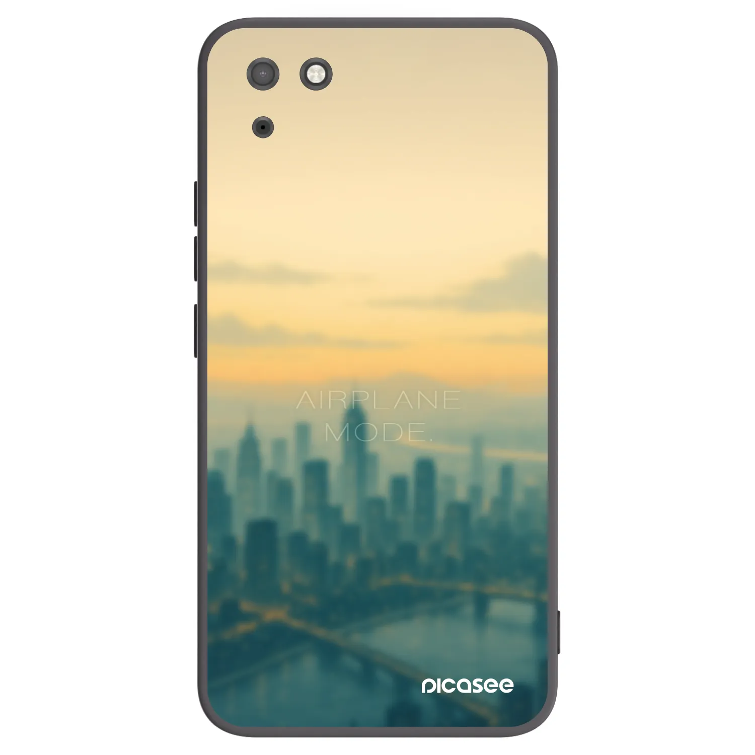 Picasee silikonový černý obal pro Huawei Y5P - Airplane mode