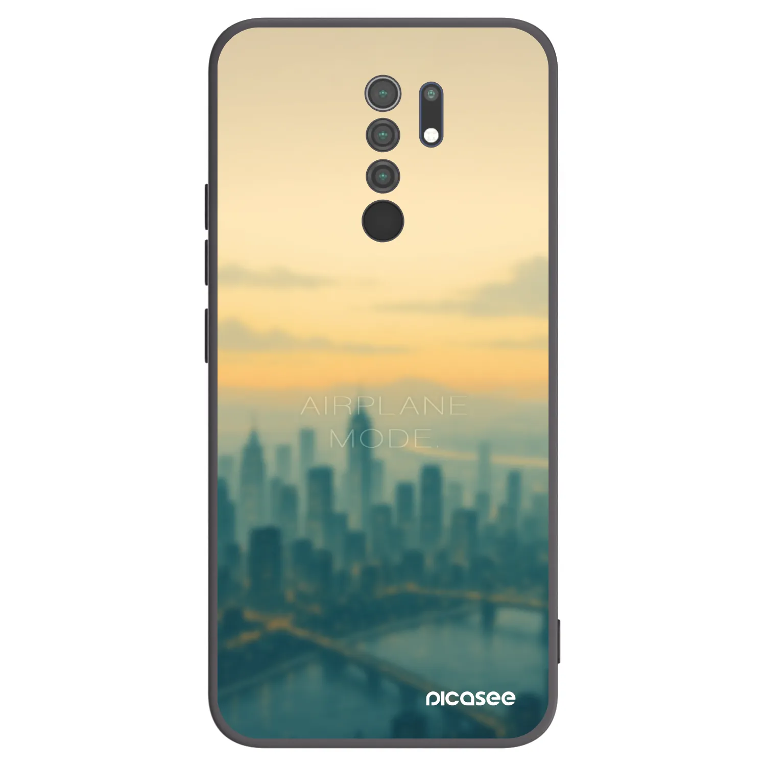 Picasee silikonový černý obal pro Xiaomi Redmi 9 - Airplane mode