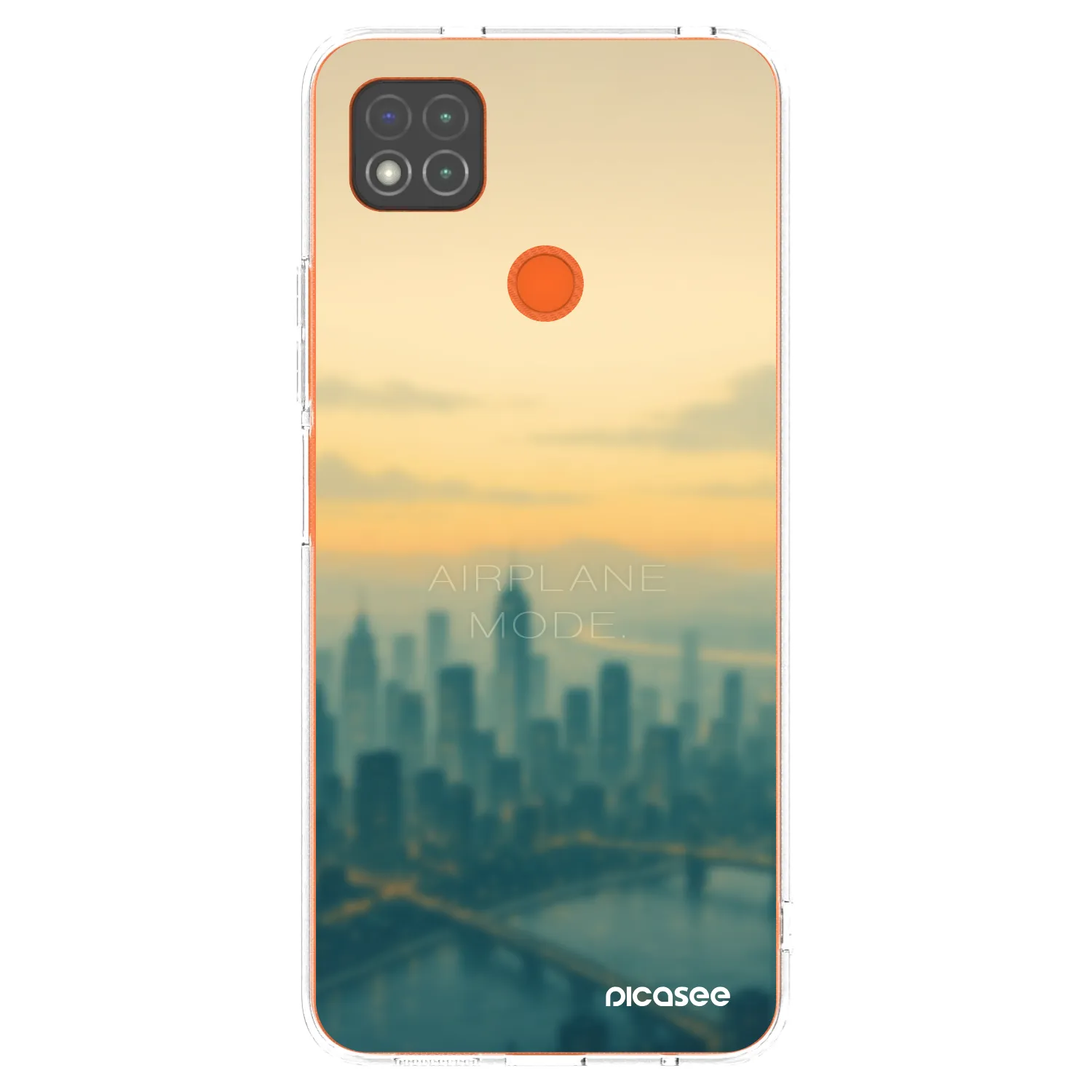 Picasee silikonový průhledný obal pro Xiaomi Redmi 9C - Airplane mode