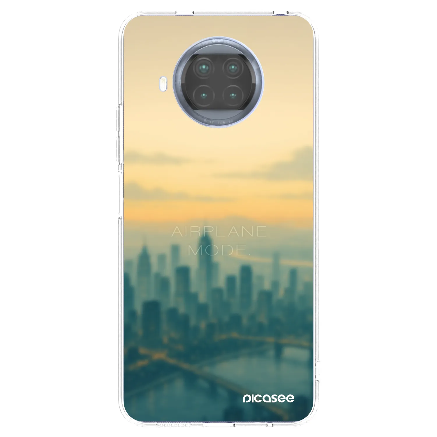 Picasee silikonový průhledný obal pro Xiaomi Mi 10T Lite - Airplane mode
