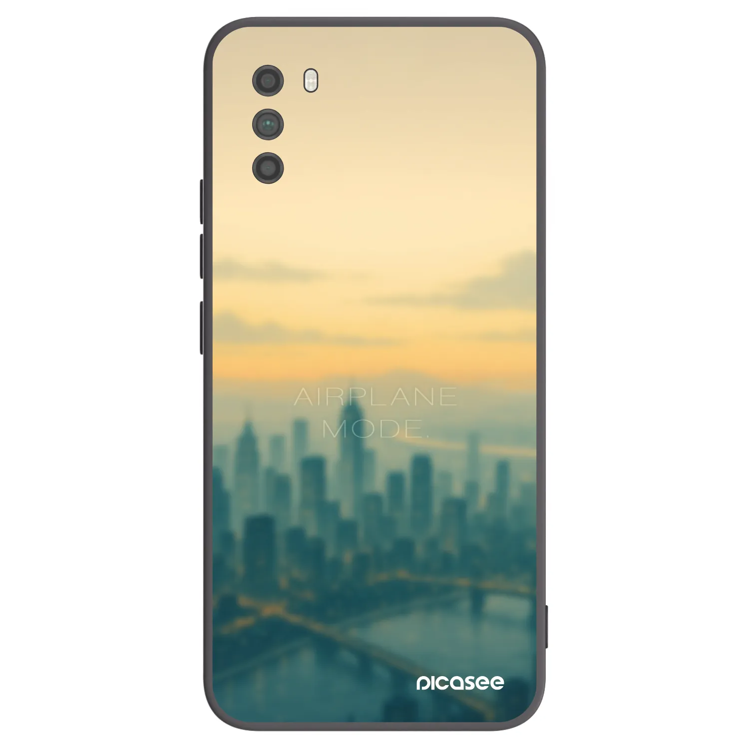 Picasee silikonový černý obal pro Xiaomi Poco M3 - Airplane mode