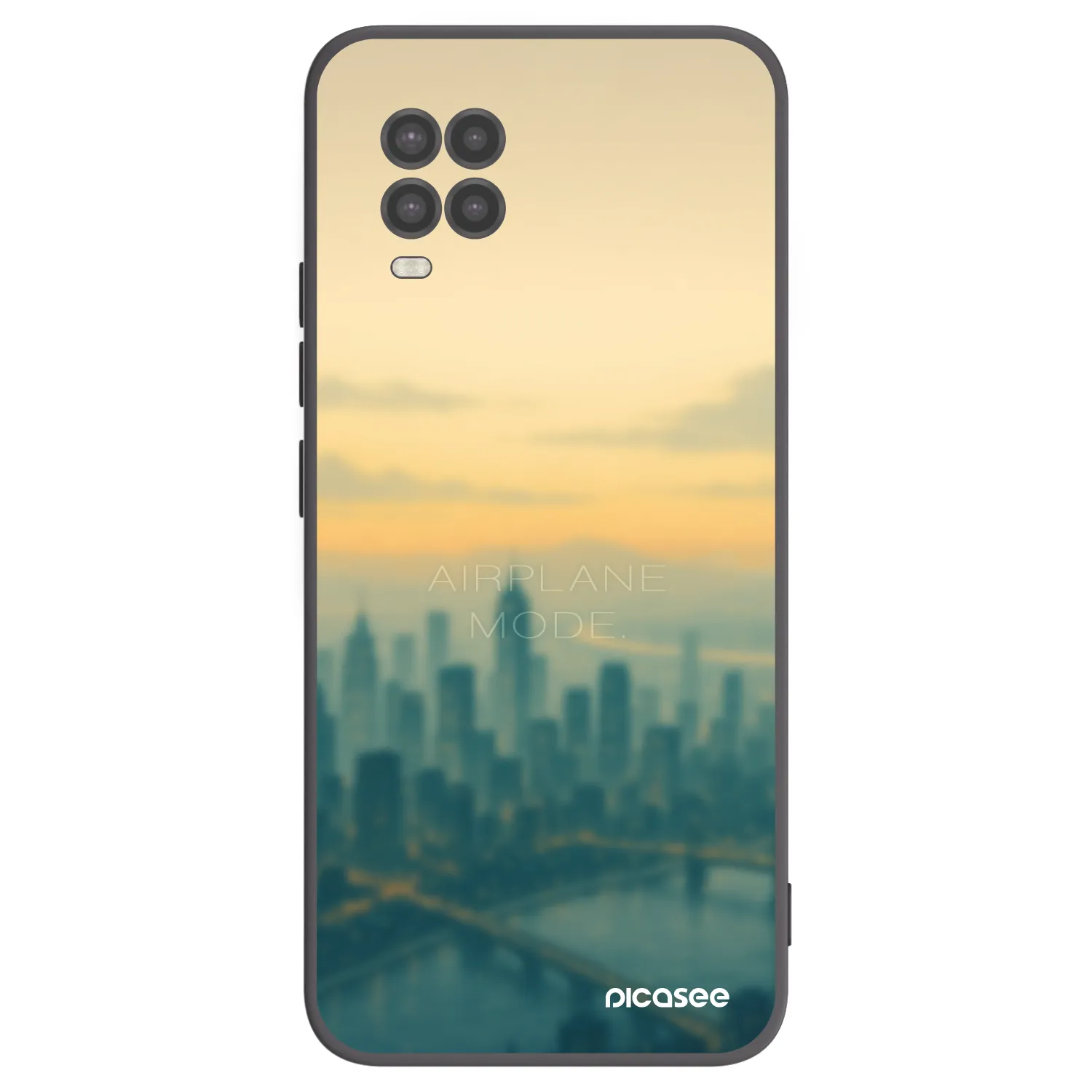 Picasee silikonový černý obal pro Xiaomi Mi 10 Lite - Airplane mode