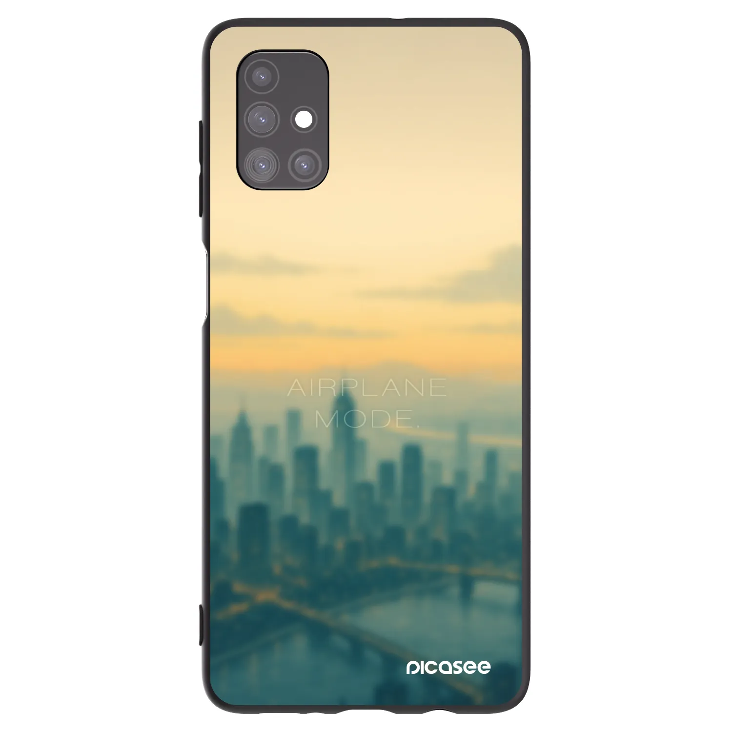 Picasee silikonový černý obal pro Samsung Galaxy M51 M515F - Airplane mode